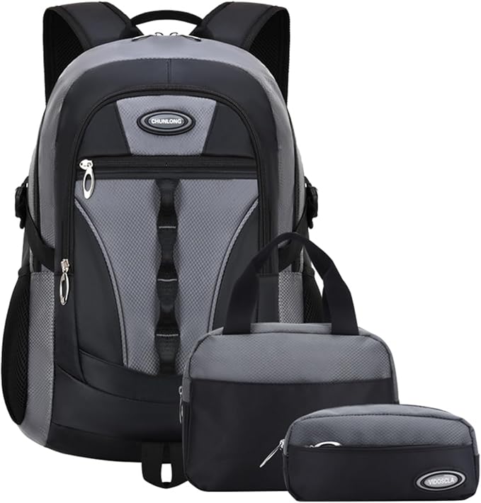 VIDOSCLA Teen Boys School Backpack Set Students Book Bags for Girls Backpack with Lunch Box