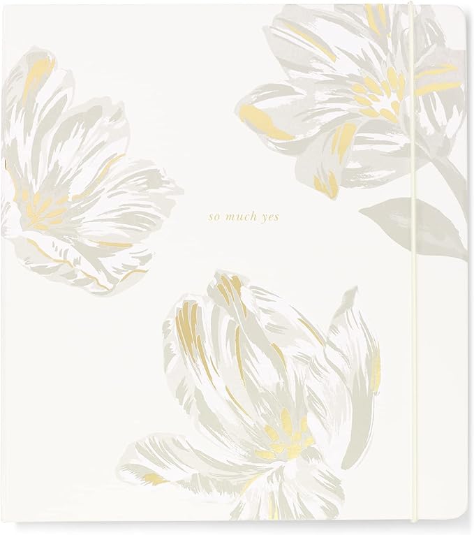 Kate Spade New York Wedding Planning Book and Organizer, Wedding Binder with Pages for To-Do Lists, Notes, Budgeting, Invitations, Growing Tulips