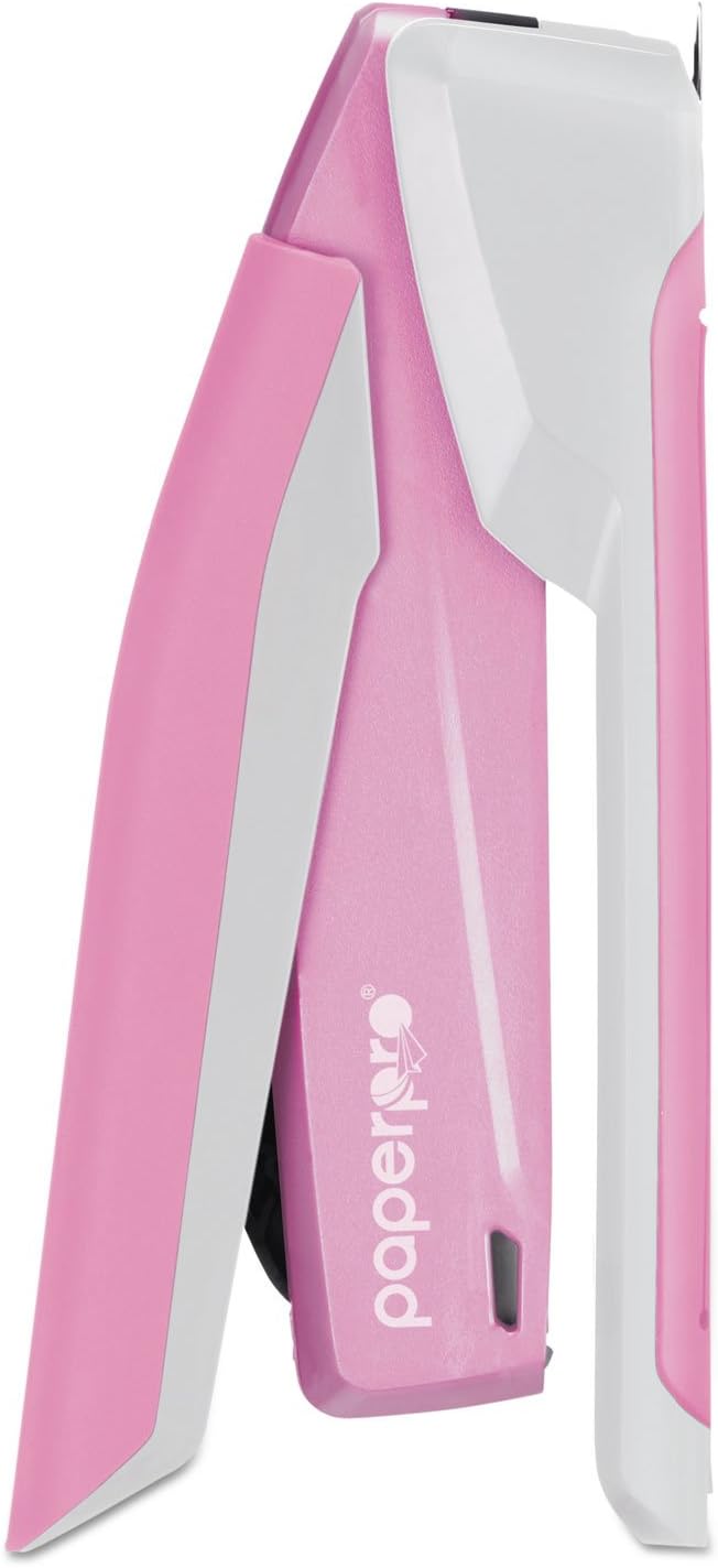 PaperPro-Bostitch 1188 inCOURAGE Stapler, 20-Sheet Capacity, Pink/White
