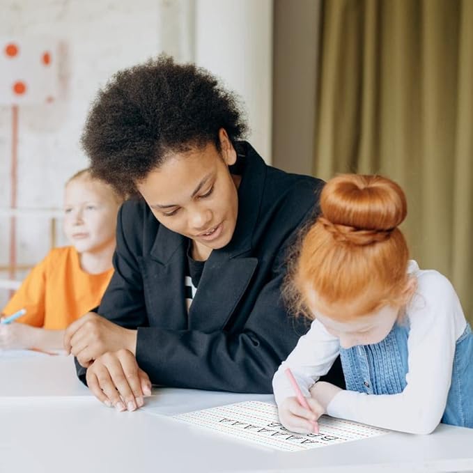 Small White Board- Small Dry Erase Board 4pk. with 4 Dry Erase Markers| Double Sided Lapboard Mini Dry Erase Board Perfect for Homeschool Supplies, Office, Classroom Ideal Dry Erase Board for Kids.