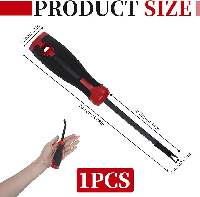 1PCS Staple Remover, Heavy Duty Staple Remover,Applicable for Office,Upholstery & Craft Projects,Ideal for Students, Office Workers, DIY Enthusiasts and Furniture Repairers