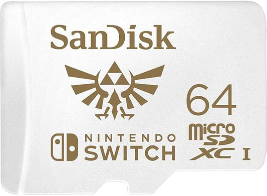 SanDisk 64GB microSDXC-Card, Licensed for Nintendo-Switch - SDSQXAT-064G-GNCZN