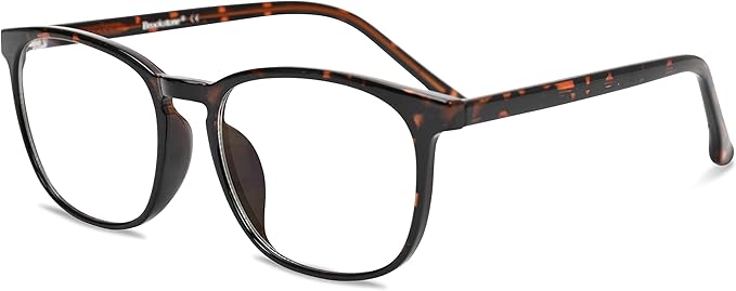 Brookstone Blue Light Blocking Glasses For Women and Men Computer Gaming Eye Protection UV Blocker With Pouch Cloth and Spray