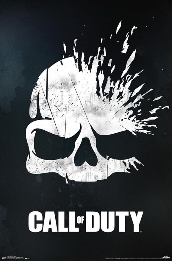 Call of Duty - Skull Wall Poster, 19L" x 13W", Premium Unframed Version