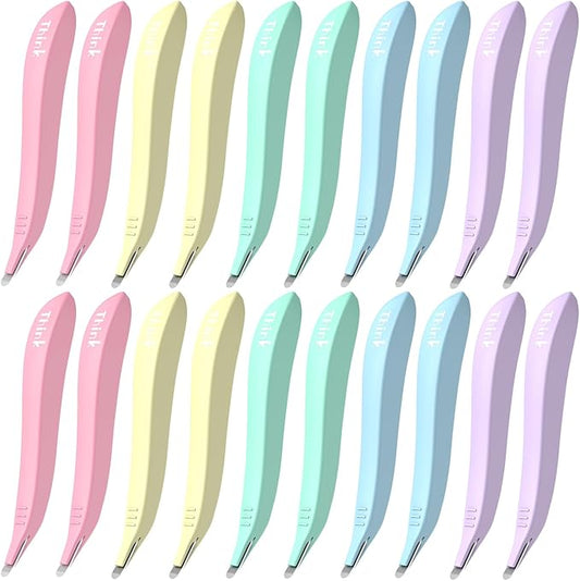 THINKLEARN 20 PCS Magnetic Staple Remover Tool Bulk- Professional Multicolored Stapler Remover Staple Remover Stick for Quick & Effortless Staple Removal, for Office, School, Home Use