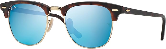 Ray-Ban RB3016 CLUBMASTER Sunglasses For Men For Women +BUNDLE with ACCESSORY EYEWEAR KIT
