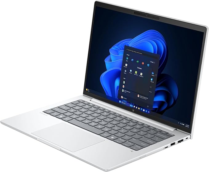 HP EliteBook 8 G1i 14" Notebook - WUXGA - 60 Hz - Intel Core Ultra 7 255U - 32 GB - 512 GB SSD - English Keyboard - Glacier Silver - Intel Chip - 1920 x 1200 - Windows 11 Pro - - In-plane Switching (I