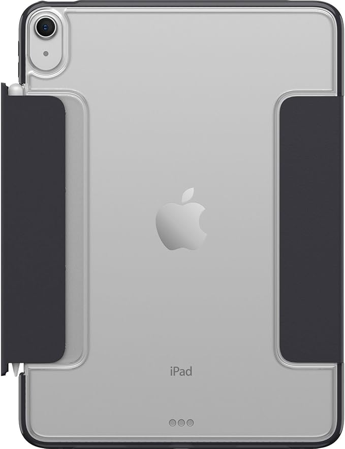 OtterBox - Symmetry Series 360 Elite Case for 11" iPad Air M2/4th/5th Gen - Scratch-Resistant Tablet Case with Folio and Apple Pencil Holder (Scholar Grey)