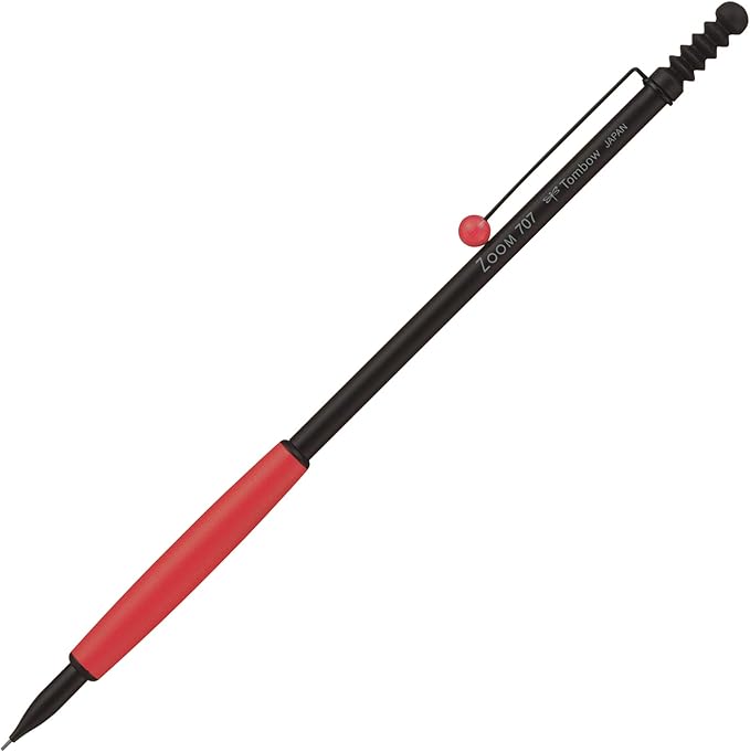 Tombow Pencil Mechanical Pencil, 0.5mm, ZOOM (with Gift Case), 707 Black/Red SH-ZS2