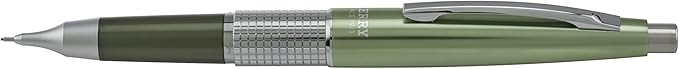 Pentel Sharp Kerry Mechanical Pencil, 0.5mm, Metallic Olive Barrel, 1 pack (P1035K), Green