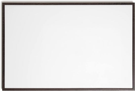 U Brands Magnetic Dry Erase Board White Board, 20" x 30" Inches, Black Wood Frame (3880U00-01)