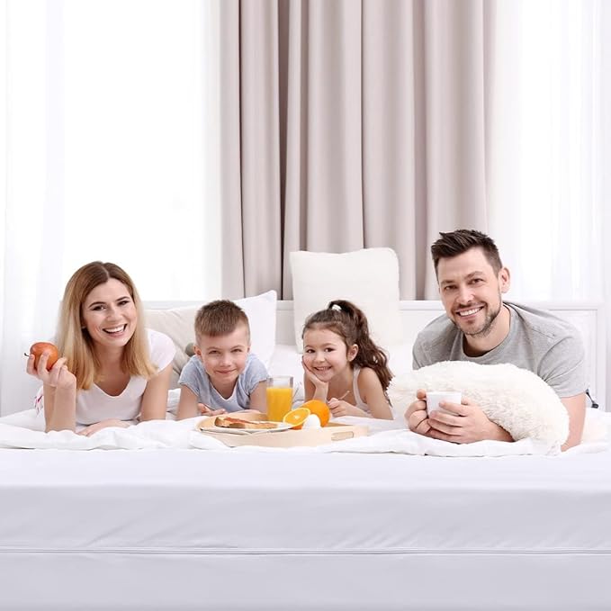 Utopia Bedding Mattress Protector Zippered Short Queen Size, 100% Waterproof Bed Bug and Dust Mite Proof Mattress Encasement, Absorbent 6 Sided Mattress Cover