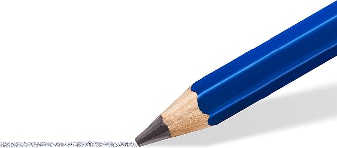 STAEDTLER Mars Lumograph Graphite Watercolor Pencils, Box of 12 4B Lead Pencils, 100A-4B