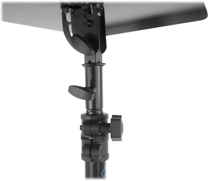RockvilIe RLS67 Laptop/Tablet/lPad Stand w/Dual Trays for Church Sermon Speeches