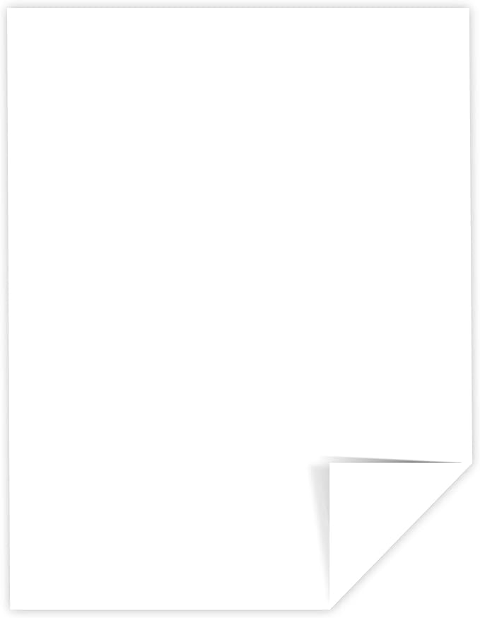 Neenah Exact 30% Recycled Extra-Heavyweight Index Card Stock,8 1/2in. x 11in.,110 Lb,White,pk Of 250 Sheets,40411,(Pack of 4)