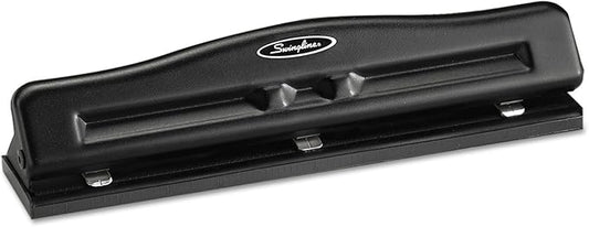 Swingline 2-3 Hole Punch, Adjustable, Commercial Hole Puncher, 11 Sheet Punch Capacity, Black (74020)