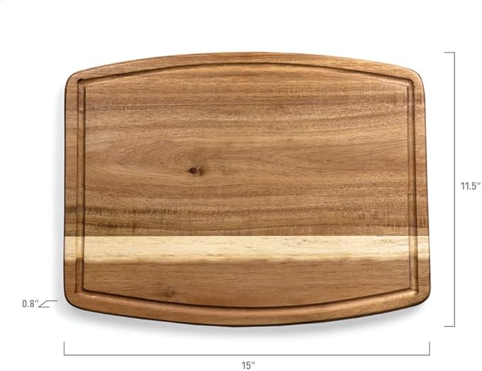 PICNIC TIME Disney Nightmare Before Christmas Ovale Acacia Cutting Board, Serving Board, Charcuterie Board, (Acacia Wood)