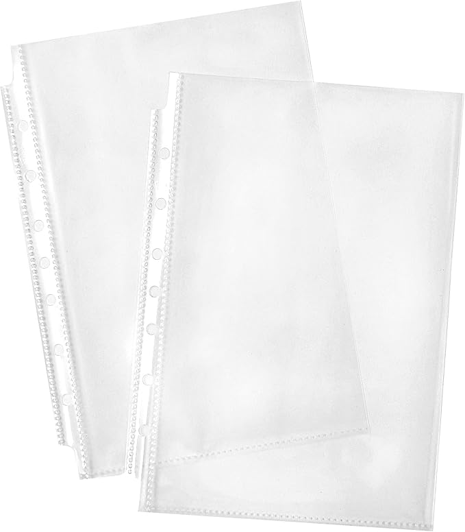 Avery Diamond Clear Heavyweight Sheet Protectors for Mini Binders, Holds 8.5" x 5.5" Sheets, 25ct (77004)