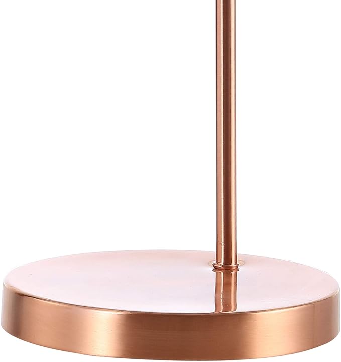 JONATHAN Y 18" Copper Metal LED Task Lamp, Modern Industrial Adjustable Desk Lamp with Swinging Shade for Home Office or Bedroom, UL Listed, LED Bulb Included JYL6112A