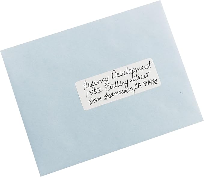 Avery Multi-Use Permanent Labels, 1" x 2.75", White, Non-Printable, 128 Blank Labels Total (6113)