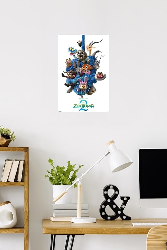 Disney Zootopia 2 (2025) - Group One Sheet Wall Poster, 22.4L" x 14.7W", Premium Unframed Version