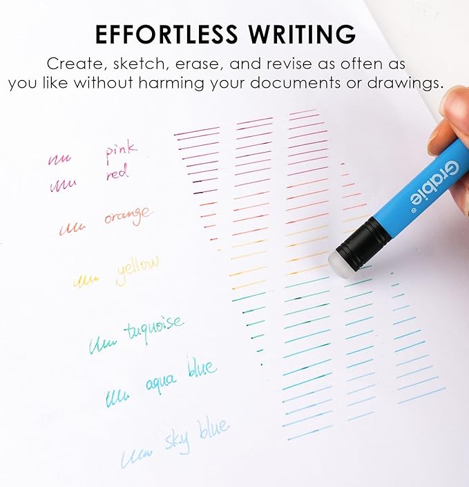 Grabie Erasable Gel Pens, 9 Colors Erasable Pens Multicolor, Make Mistakes Disappear, 0.7mm Medium Point Rollerball Tip Colored Pens for Drawing Writing Planner, Smooth Writing(Rustic Reverie)