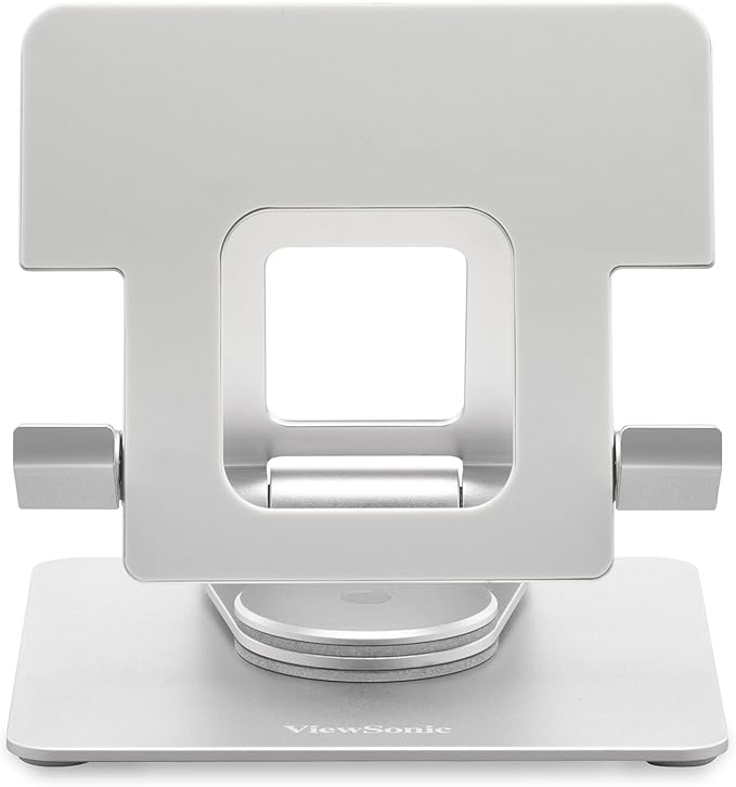 ViewSonic LCD-STND-001 Portable Monitor Stand with 360 Swivel, Tilt, and Height Adjustment for Monitors up to 17 Inches