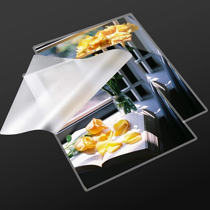 3 mil Thermal Laminating Sheets 30 Packs, 9” x 11.5” Clear Laminating Pouches Holds 8.5 x 11 Inch Sheet, Letter Size Lamination Paper for Laminator - Rounded Corner