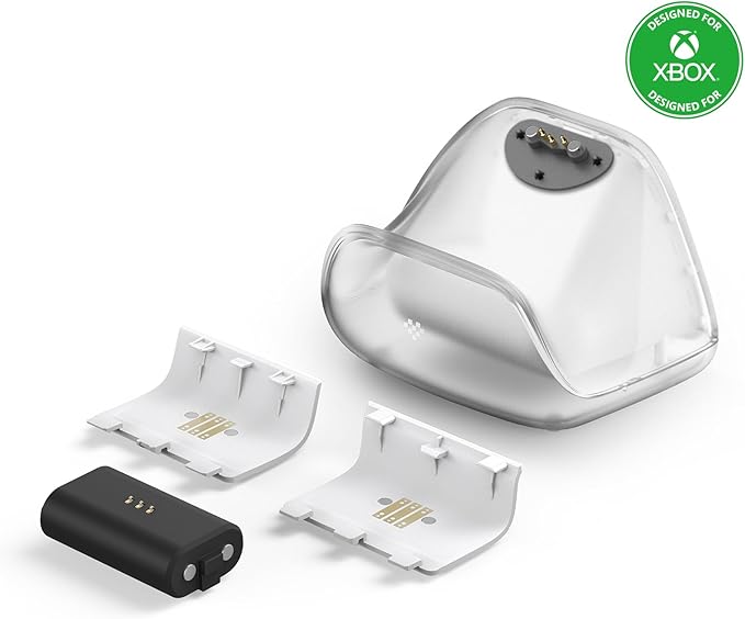 8BitDo Xbox Wireless Controller Charging Dock - Magnetic Secure Charging & Light Adjustment for Xbox Series X|S & One - Officially Licensed (White)