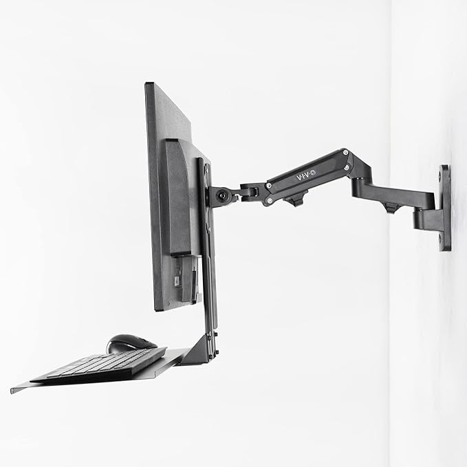 VIVO Computer Keyboard and Mouse Platform Tray VESA Mount Attachment 25.5 x 8 inch Surface (MOUNT-KB03)