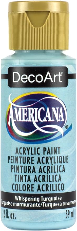 DecoArt DA305-3 Dada305-3 Paint Acrylic Whispering Turquoise 2 Oz