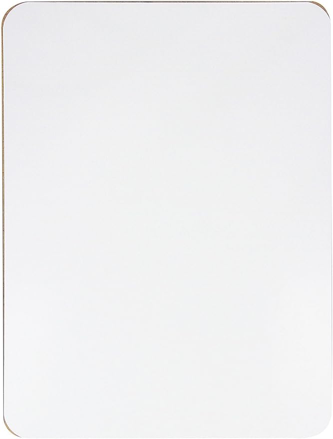 Charles Leonard Magnetic Dry Erase Board, Two Sided, Plain/9" x 12", (35130)