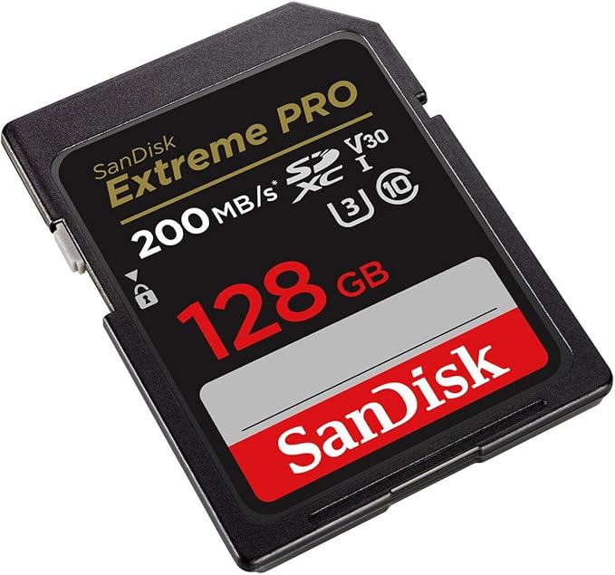 SanDisk Extreme PRO 128GB UHS-I U3 SDXC Memory Card