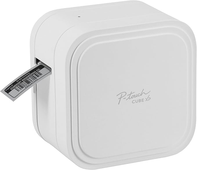 Brother P-Touch Cube XP Monochrome Label Maker with Bluetooth® Wireless Technology PT- P910BT