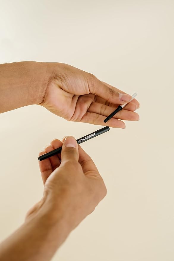 WUNDERBROW Micro-Sculpt Refillable Brow Pencil Refills, Includes 2 Refillable Cartridge's (Black/Brown)