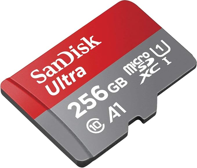 SanDisk Ultra 256GB Micro SD Card for Motorola Phone Works with Moto G Fast, Moto G Stylus, Moto G8 Power Lite (SDSQUA4-256G-GN6MN) Bundle with 1 Everything But Stromboli MicroSDXC Memory Card Reader