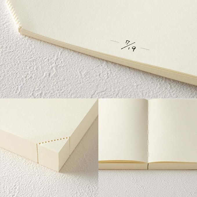 DESIGNPHIL Midori 15312006 Notebook, MD Notebook, Journal, A5, 1 Page Per Day, Unruled, A