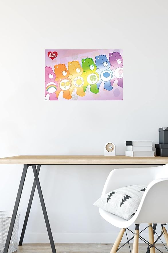 Care Bears - Care Bear Stare Wall Poster, 22.4L" x 14.7W", Premium Poster & Mount Bundle