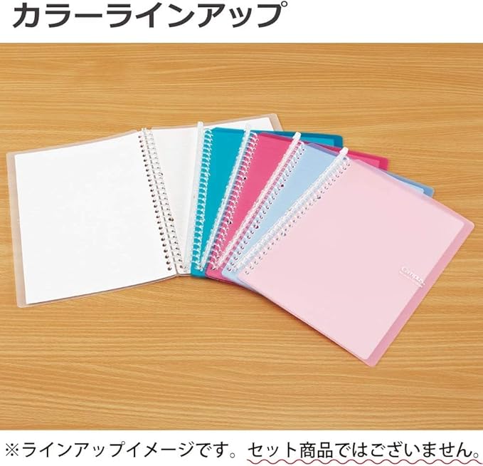Kokuyo Campus Smart Ring Binder, B5 Blue Green Refillable Binder Notebook 26 Holes with 10 Extra Loose-Leaf Paper, Up to 60 Filler Papers for Work & Study, Japan Import (RU-SP706BG)