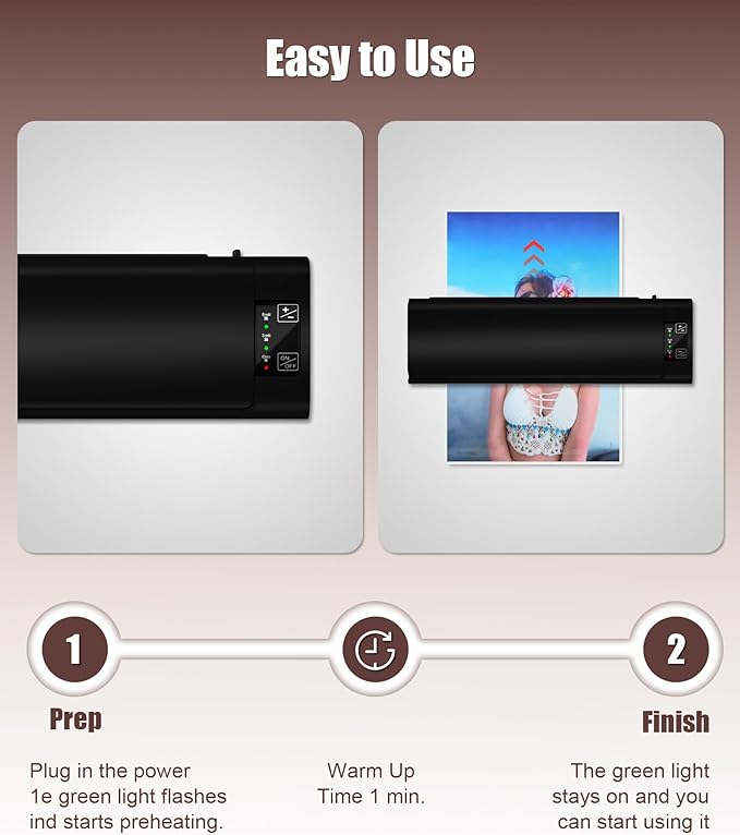 A3 Laminator Machine,13 Inch 9-in-1 Laminating Machine with Laminating Sheets,Thermal Laminator Hot & Cold with Fast Warm Technology for Home,Office or School Supplies(Black)