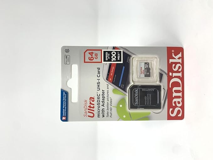Made for Amazon SanDisk 64GB microSD Memory Card for Fire Tablets and Fire -TV