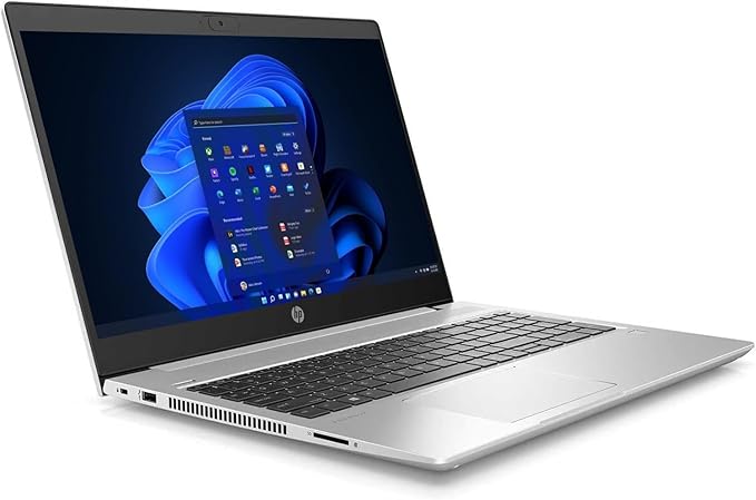 HP ProBook 450 G7 15.6" 1920x1080 FHD Notebook, Intel Core i5-10210U 4 Core, 16GB RAM, 256GB NVMe SSD, HDMI, USB-C, Webcam, Windows 11 Pro (Renewed)