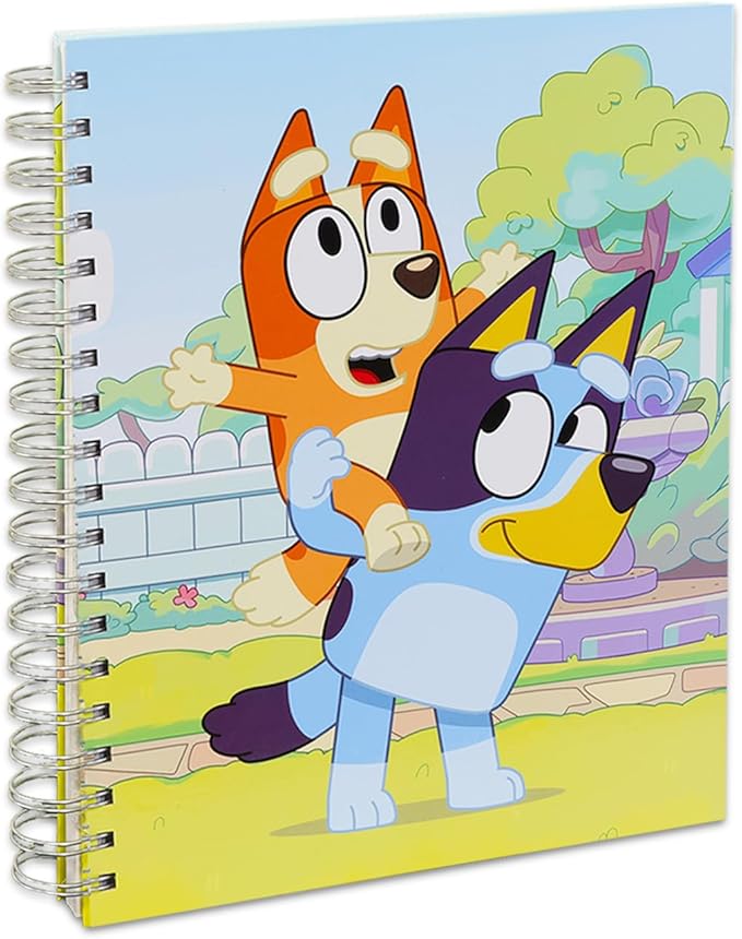 Disney Bluey Sketchbook Drawing Set for Kids - Art Kit Bundle with Spiral Notebook, Markers, Stickers, More | Bluey Arts and Crafts Kit for Boys and Girls