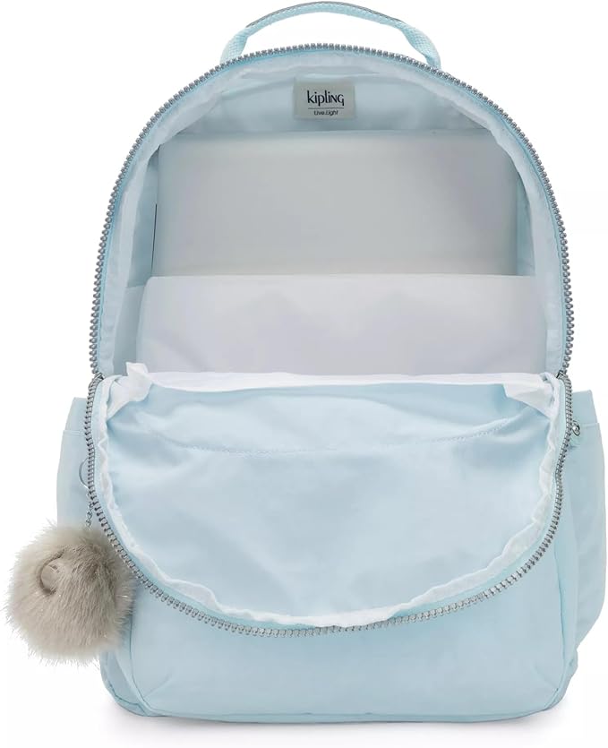 Kipling Women's Seoul 15" Laptop Backpack, Durable, Roomy with Padded Shoulder Straps, Built-In Protective Sleeve