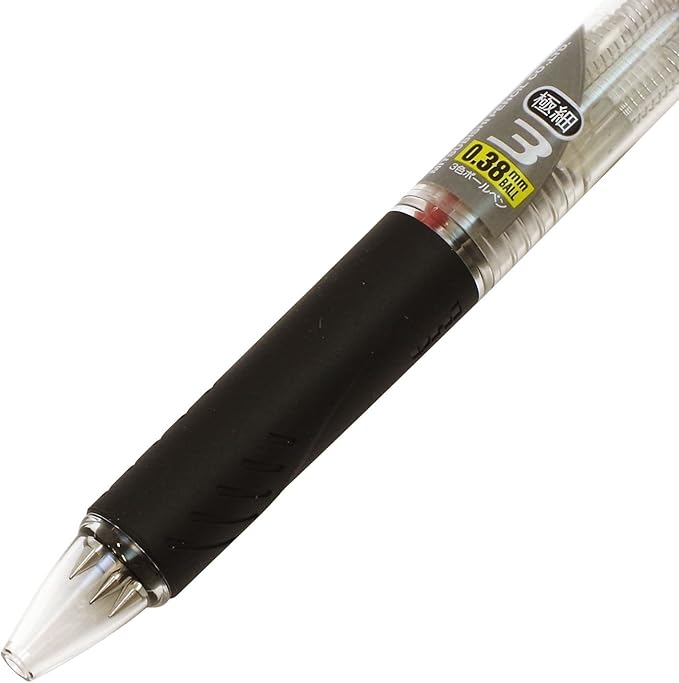 Uni Ballpoint Pen Jetstream 3 Color Black, Red, Blue Ink 0.38mm, Baby Pink (SXE340038.68)