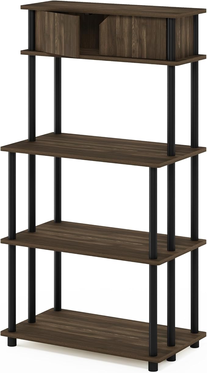 Furinno Turn-N-Tube 3-Tier Toolless Multipurpose Printer Stand Display Storage Shelf