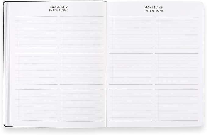 Erin Condren 8x10 Softbound Undated Focused Planner With Additional Productivity and Goal-Setting Pages - Black