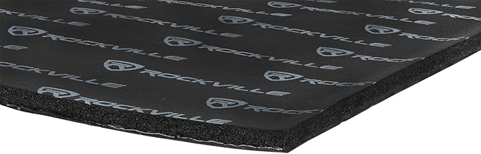 Rockville RockMat Pro 15 (15 Sq Ft) 3-in-1 Car Sound Deadener Mat – Foam/Rubber/Aluminum Layered Insulation for Audio Soundproofing, Easy Install, Reduces Vibration & Road Noise