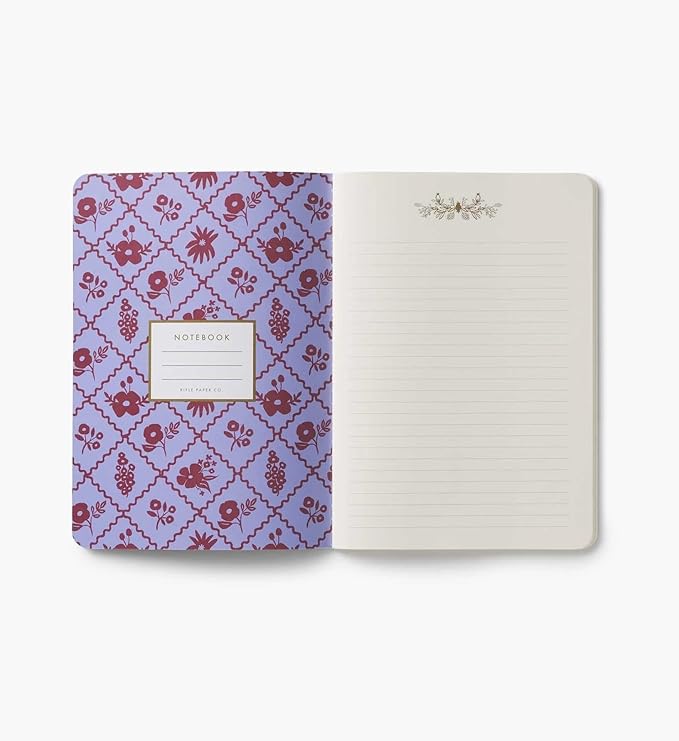 RIFLE PAPER CO. Assorted Set of 3 Jane Austen Notebooks