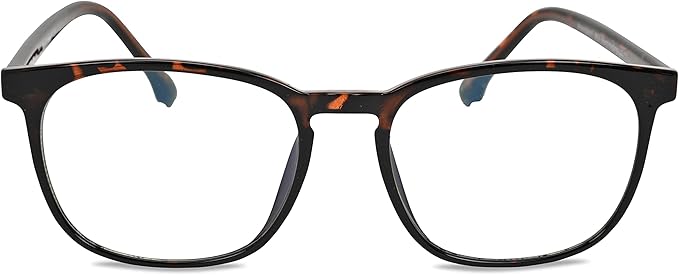 Brookstone Blue Light Blocking Glasses For Women and Men Computer Gaming Eye Protection UV Blocker With Pouch Cloth and Spray